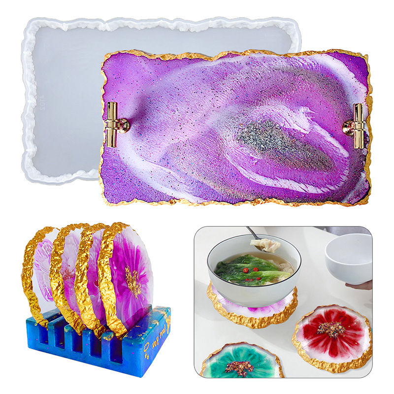 DM413 Drusy Coaster Forma żywi – Geode Mold Silicone recenzja i cena